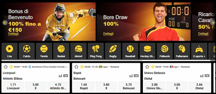 Zet Casino Italy sport