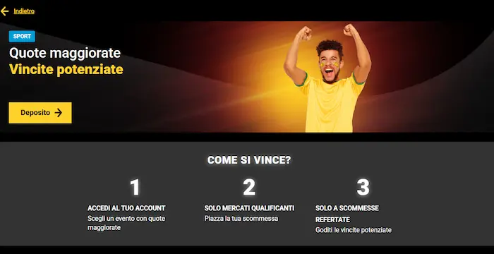 Zet Casino Italy win